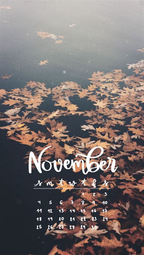 November Calendar Wallpaper Sfondi Di Halloween Sfondi Foto Autunnali