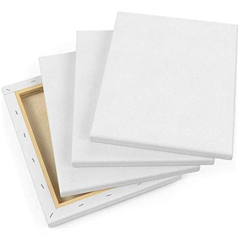 Arteza Stretched Canvas For Painting Pack Of X Inches Blank