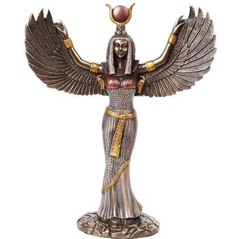 Isis Egyptian Winged Goddess 12 Inch Statue Ancient Egyptian Gods