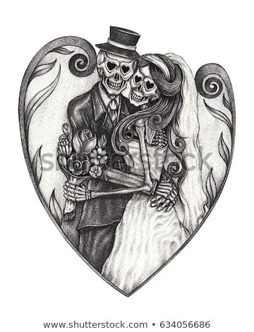 Following the success of the original a sequel called beetlejuice goes hawaiian was greenlit, where the deetz family head to hawaii to open a holiday resort but need to. Art Wedding Skulls Day Dead Hand Stock Illustration ...