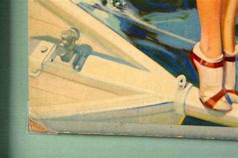 lot detail 1936 scarce coca cola cardboard poster