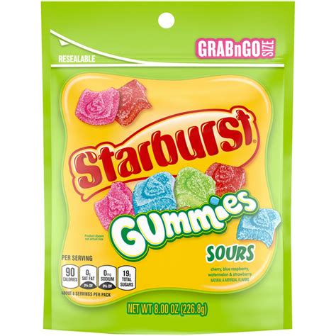 Starburst Sour Gummy Candy Grab N Go 8 Oz Delivery Or Pickup Near Me