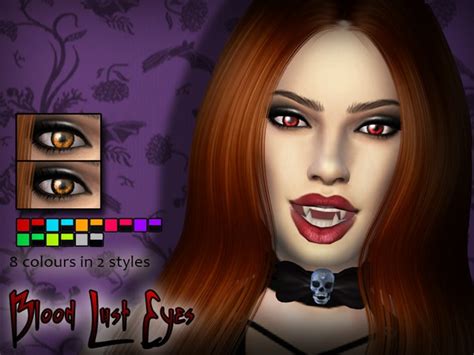 The Sims Resource Blood Lust Vampire Eyes By Kittymeow