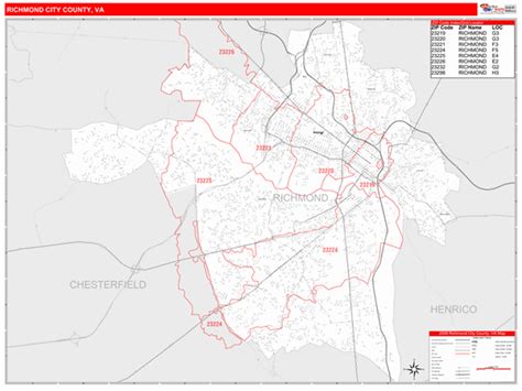 Zip Codes Map Richmond Va Maps Catalog Online