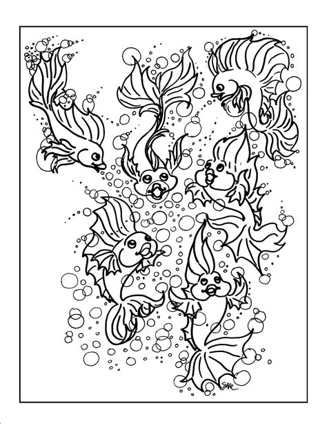 From nursery rhymes to calendar skills to hygiene and everything and anything in between, these coloring pages will have you feeling tickled pink. Funny Fish Coloring Pages - S.Mac's Place to Be