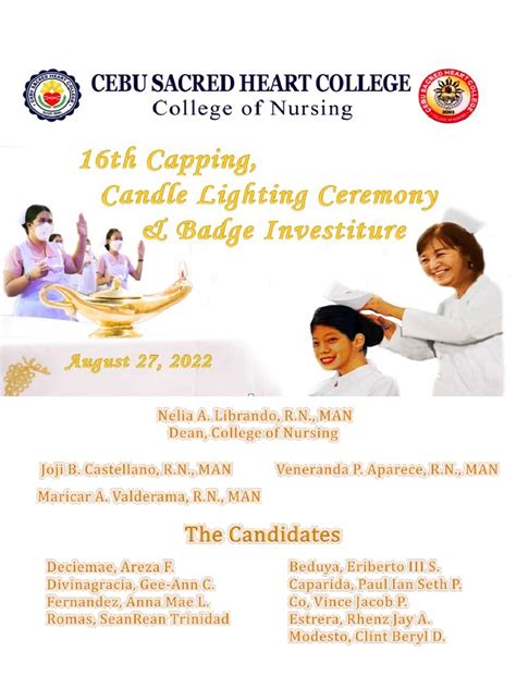 27 August 2022 Capping Badging Ceremony Booklet Pdf