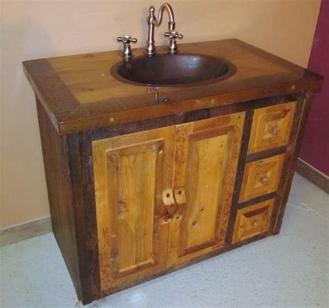 Good design award for 2016. Reclaimed Wood Bathroom Vanity by BarnWoodFurniture72 on Etsy