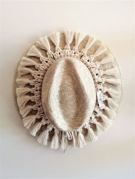 Sombrero Macram Sombrero De Palma Sombreros Sofisticados Sombreros