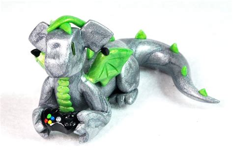 Xbox Gamer Dragon With An Xbox One Controller Made To Order Etsy