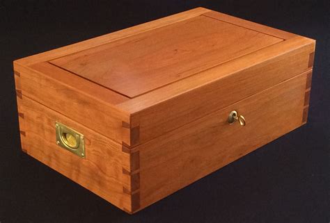 Custom Large Jewelry Box In Cherry Wood By David Klenk Custommade Com