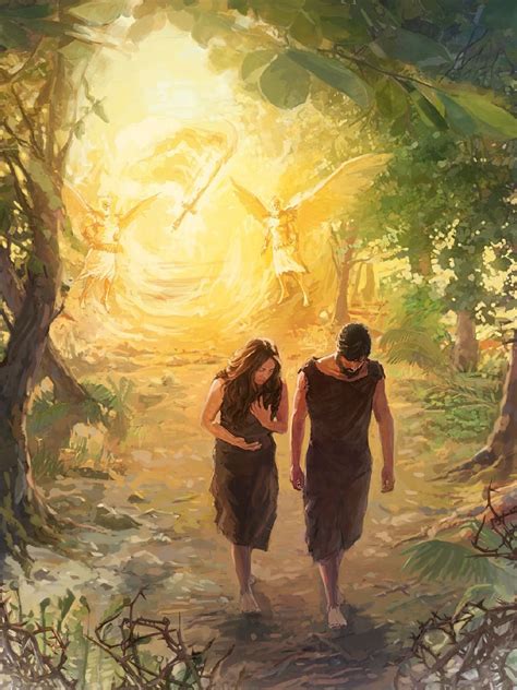 Adán Y Eva Desobedecen A Dios Lecciones De La Biblia Para Niños