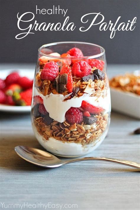 Maybe you would like to learn more about one of these? Granola Parfait layered with healthier granola (made with ...