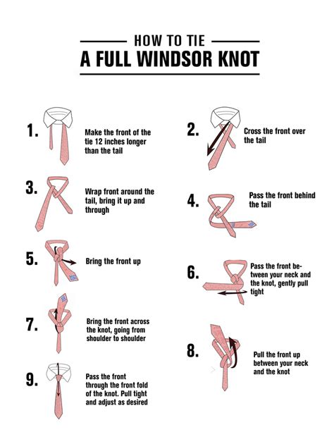How To Tie A Full Windsor Knot Bedford And Broome