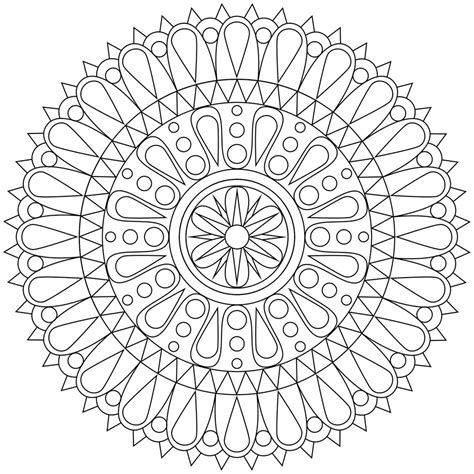 These Printable Mandala And Abstract Coloring Pages Relieve Stress And