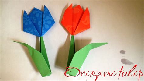 Kali ini kita akan membuat bunga tulip 3 dimensi sederhana. Cara Melipat Origami Cara Membuat Bunga Tulip Dari Kertas ...
