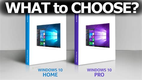 Windows 10 Home Vs Pro What Should I Get And Install Differences Youtube