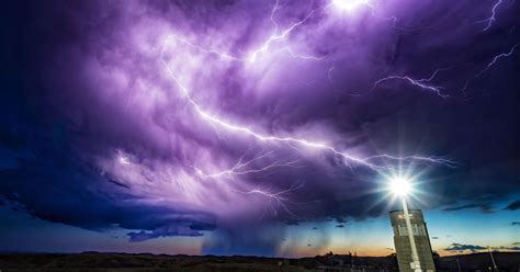 Hail and lightning are also common in storms. Photographer captures Montana's amazing storms