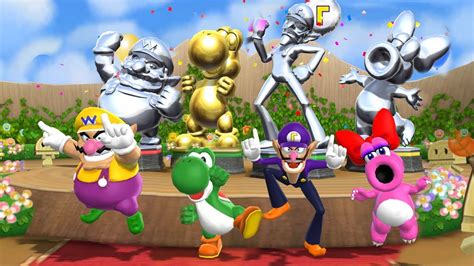 Mario Party 9 Step It Up Wario Vs Waluigi Vs Yoshi Vs Birdo Master