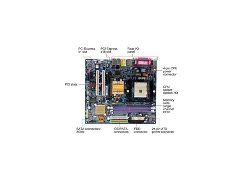 Gigabyte Ga K8n51gmf 754 Micro Atx Amd Motherboard