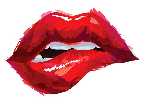 Lips Art Print Labios Rojos Labios Dibujo Cuerpo My Xxx Hot Girl