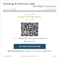 There is no government, company, or bank in charge of bitcoin. Domain registration with bitcoin in Bangladesh | WpHostsell.com