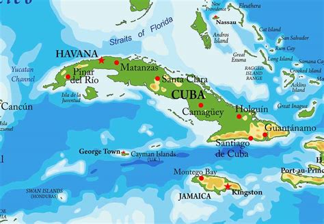 Mapa De Cuba Todos Los Tipos De Mapas Político Por