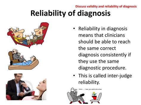 Ppt Discuss Validity And Reliability Of Diagnosis Powerpoint