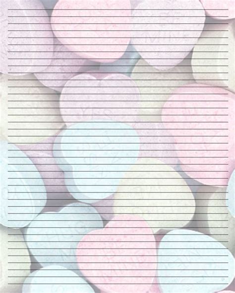 Aimee Valentine Notebook Paper Printable