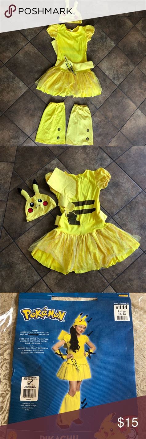 This coloring pages was posted in october 4, 2017 at 11:22 am. Pikachu Costume - Large 12-14 | Pikachu costume, Pokemon ...