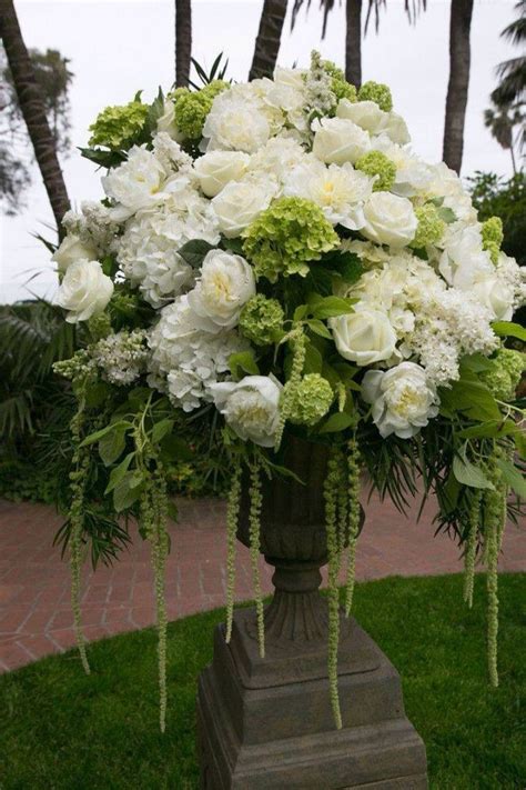 So Beautiful White Wedding Flower Arrangements Large Floral
