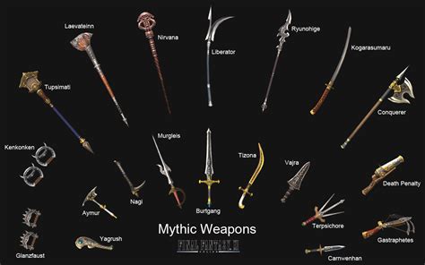 Mythic Weapon The Final Fantasy Wiki 10 Years Of Having More Final