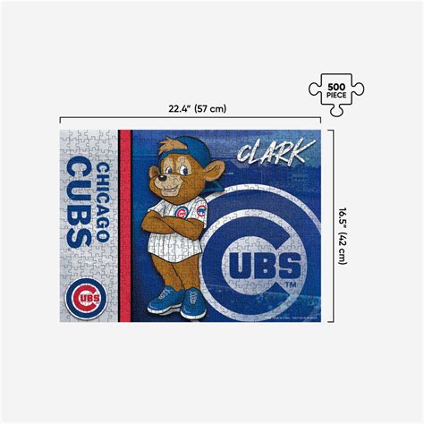Clark Chicago Cubs Mascot 500 Piece Jigsaw Puzzle Pzlz Foco