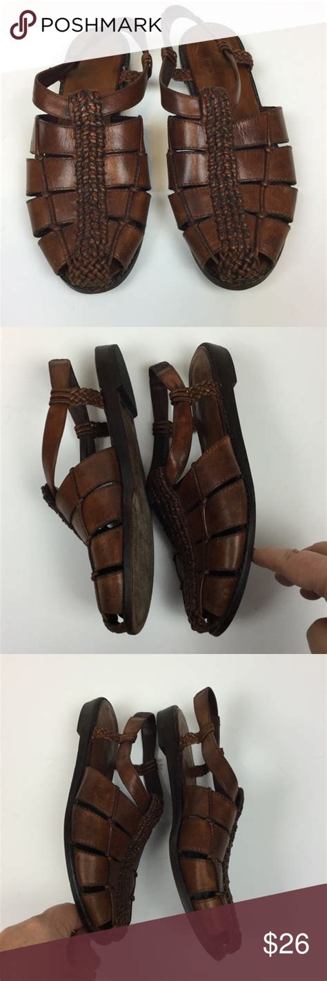 Cole Haan Resort Sandal 75 N Brown Leather Woven Cole Haan Resort