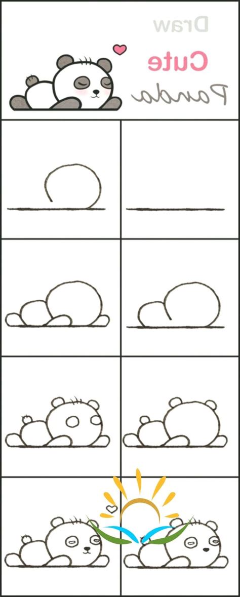 Print and enjoy our learn to draw animals pages for kids of all ages. Learn how to draw a cute baby panda step by step ♥ very simple tutorial #panda | Baby animal ...