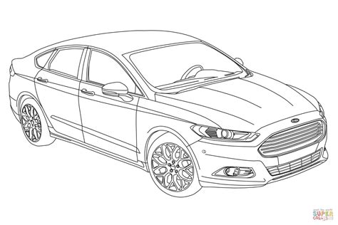 Search through 623,989 free printable colorings at getcolorings. 2015 Ford Fusion coloring page | Free Printable Coloring Pages