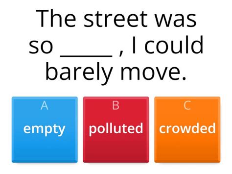 Describing A Towncity Quiz