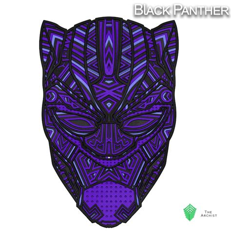 Black Panther Svg Black Panther Mask Cricut Designmarvel Etsy Uk