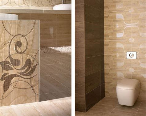 Amicheamici Beige Brown Bathroom Tiles Inspired By Stone And Wood