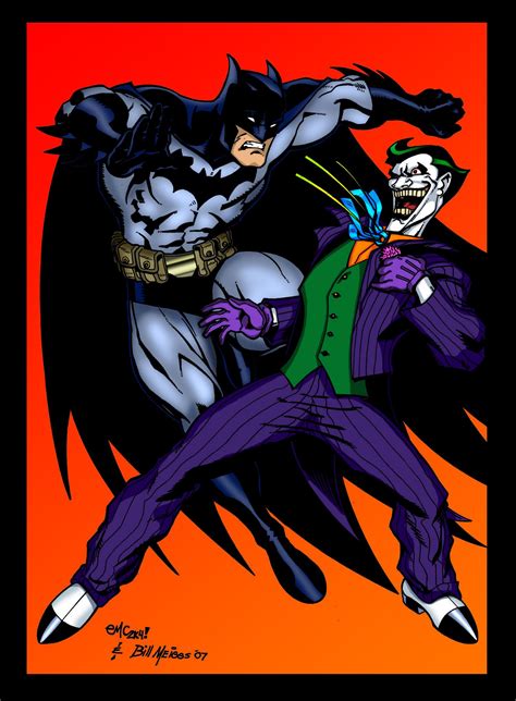 Batman Vs The Joker Colored By Balsavor On Deviantart Joker Cartoon