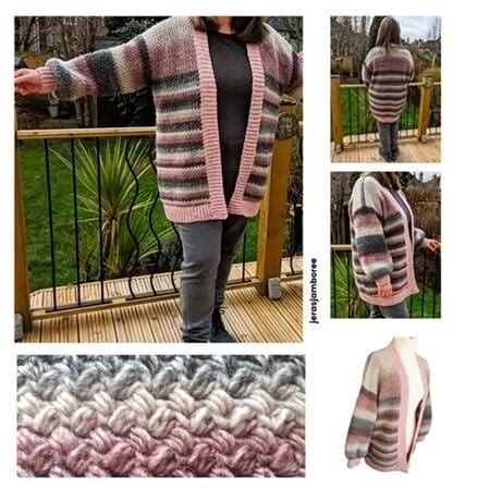 Easy Seamless Crochet Cardigan Free Pattern Jera S Jamboree