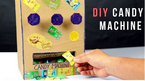 How To Make Candy Machine Using Cardboard Great Ideas 9th Creative