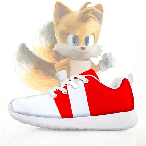 Sonic 2 Miles Tails Prower Shoes Kids Redyouth Custom Made Cosplay