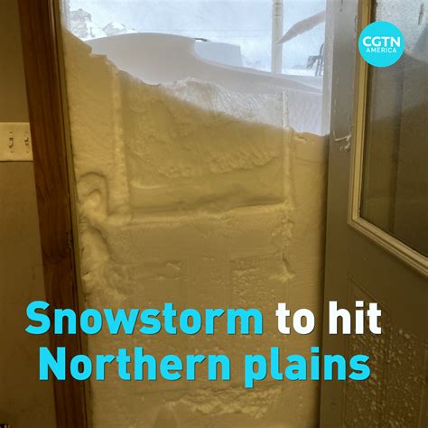 Cgtn On Twitter A Powerful Snowstorm Is Expected To Hit Areas Across