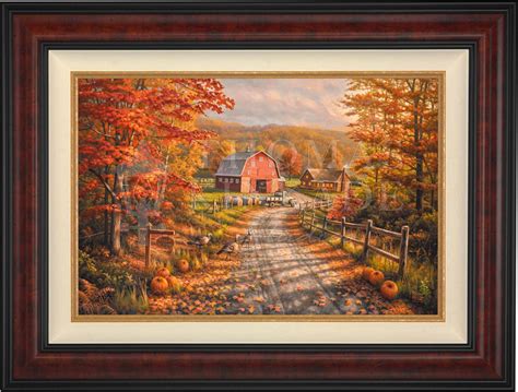 Late Afternoon On The Farm Limited Edition Canvas Thomas Kinkade