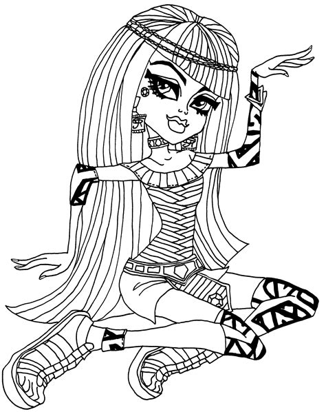 Monster high for kids - Monster High Kids Coloring Pages
