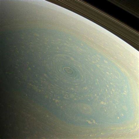 Saturn Shows Off A Massive Spinning Vortex The Rose The Two Way Npr
