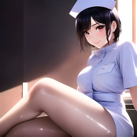 Anime Anime Girls Original Characters Ai Art Nurse Outfit Artwork