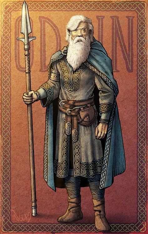 What The Norse Gods Really Looked Like Probably Odin Now I Love The