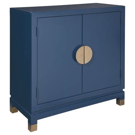 Ashley Furniture A4000064 Blue Walentin Accent Cabinet Overstock