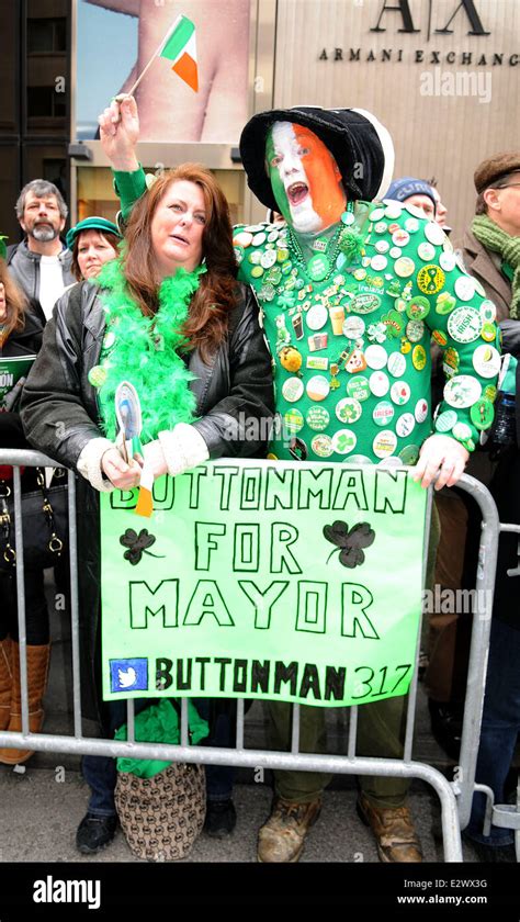 The 252nd Annual St Patricks Day Parade In Manhattan Brisk